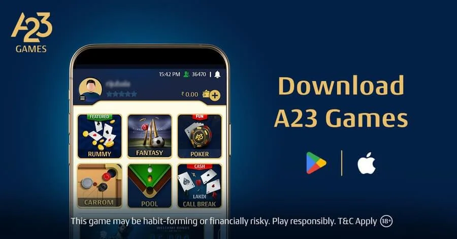 A23 Games App on Android